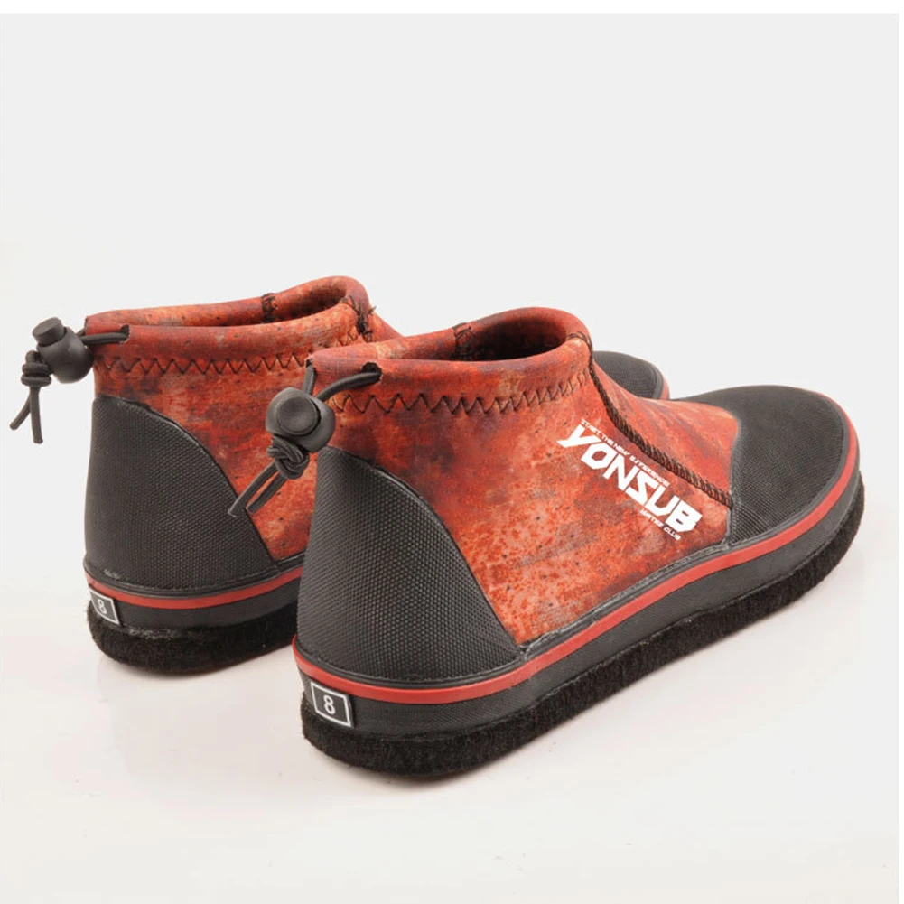 Scarpe da pesca da roccia con suola spessa in feltro, in neoprene, autobloccanti, scarpe da pesca da roccia, stivali da caccia e pesca per spiagge fangose/sabbiose (12 (46-47) verde militare