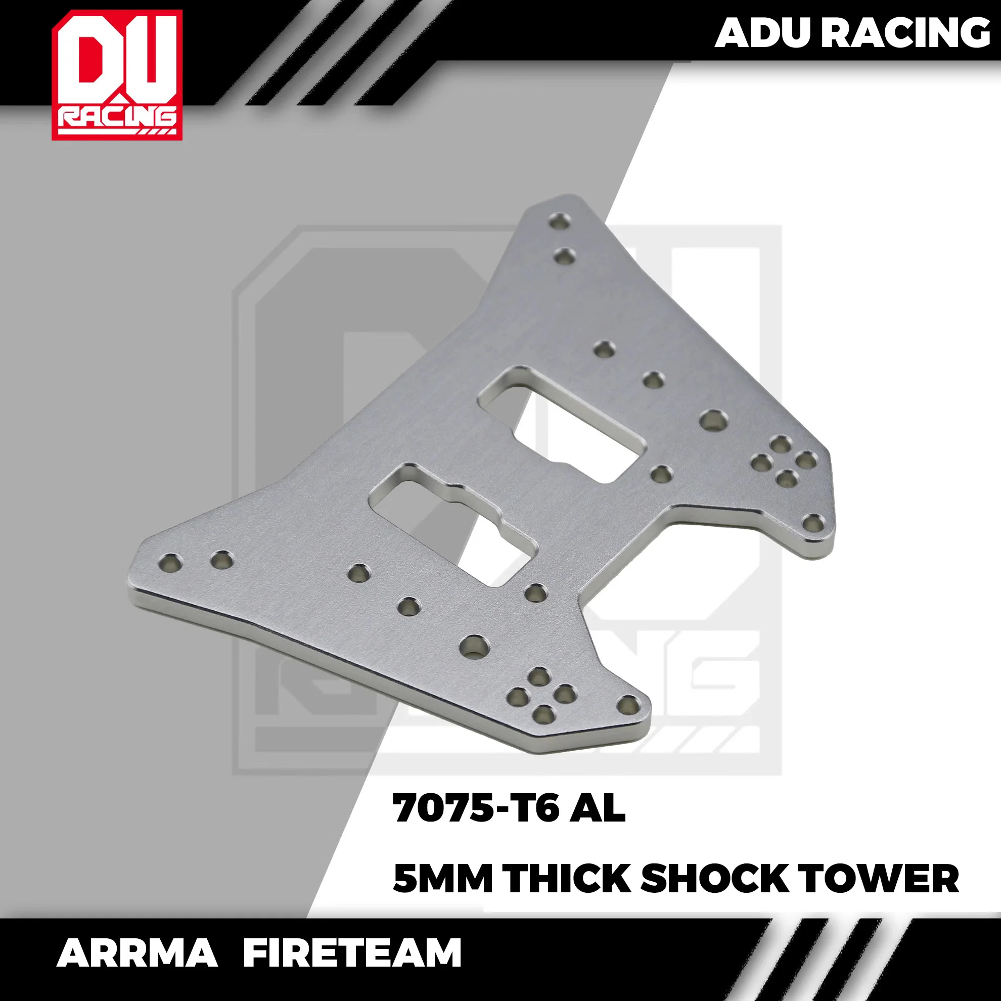 ADU Racing REAR SHOCK TOWER CNC 7075-T6 ALUMINUM FOR ARRMA 6S FIRETEAM