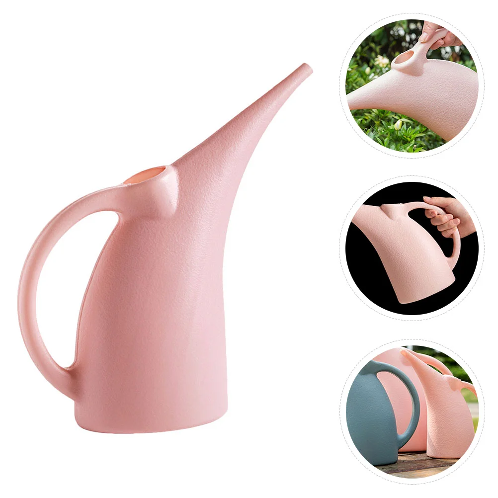 

1 Pc Hand-held Watering Can Creative Spray Bottle with Long Spout (M, Pink)