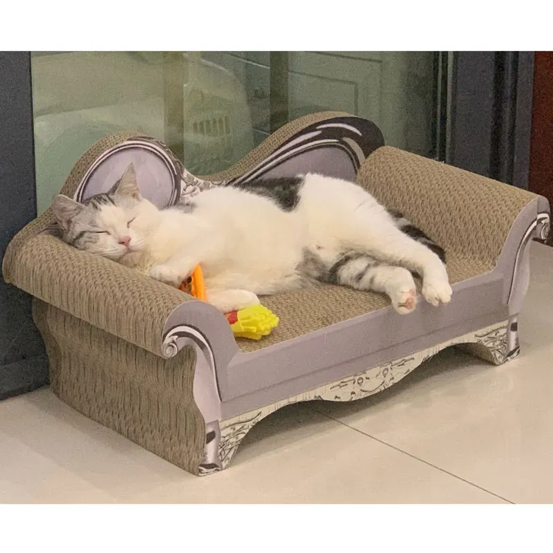 

Noble Concubine Chair Cat Claw Board Wear resistant and Non falling Chip Cat Nest Integrated Cat Claw Board Corrugated Paper