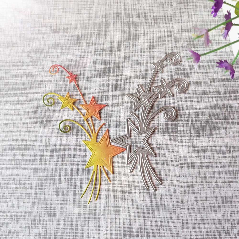 

New Fireworks Star cutting dies scrapbook decoration embossed photo album decoration card making DIY crafts