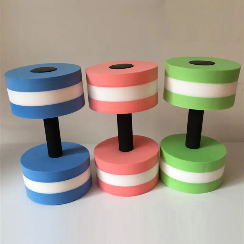 1pc EVA Water Floating Dumbbell Foam Water Foating Dumbbell Pool Aqua Dumbbells Aquatic Aerobics Exercise Fitness