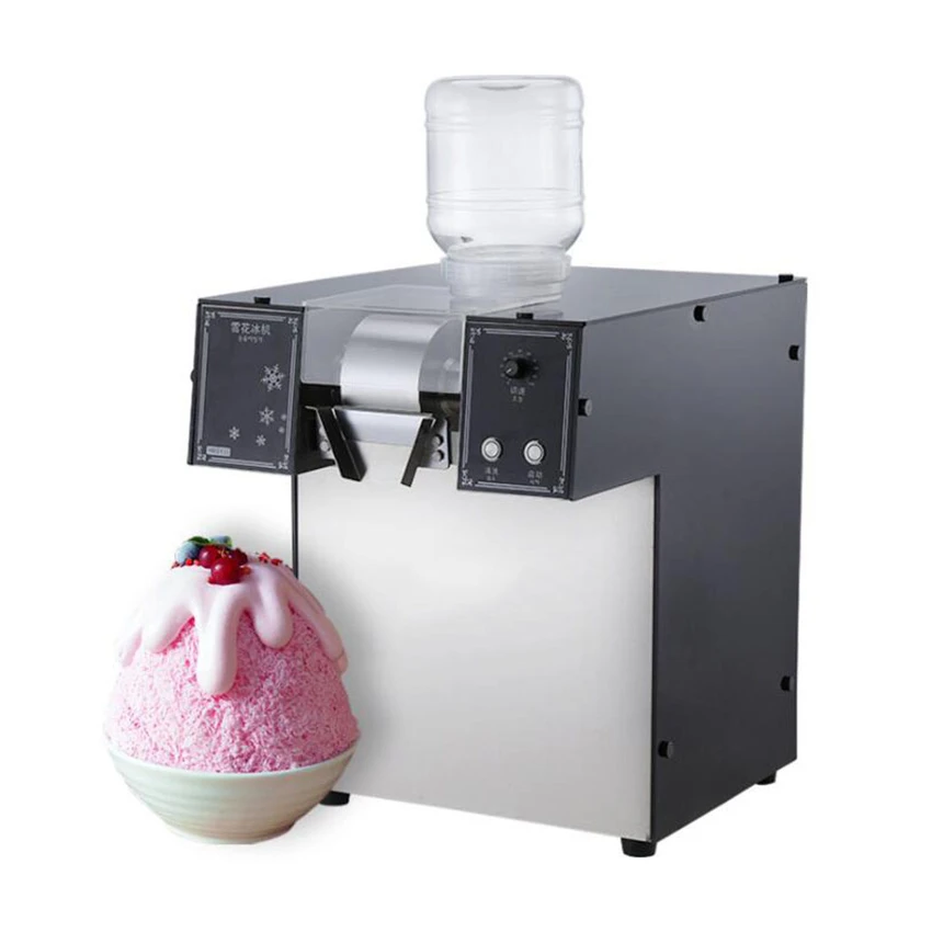 

240kg/day Air Cooling Auto Bingsu Machine Flake Snow Ice Shaver Machine to Saudi Arabia