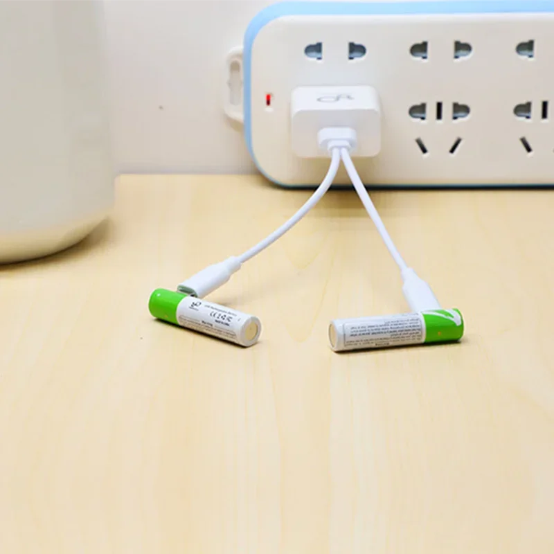 Bateria Li-ion Recarregável Usb para Controle Remoto Mouse sem Fio Alta Capacidade 1.5v Aaa 750 Mwh - Image 6