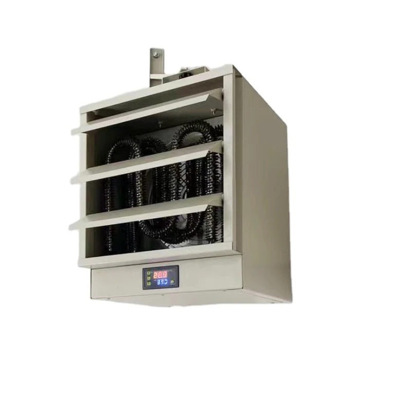 10KW 34000BTU industrial wall-mounted electric air heater fan heater with  temperature control for office home warehouse drying