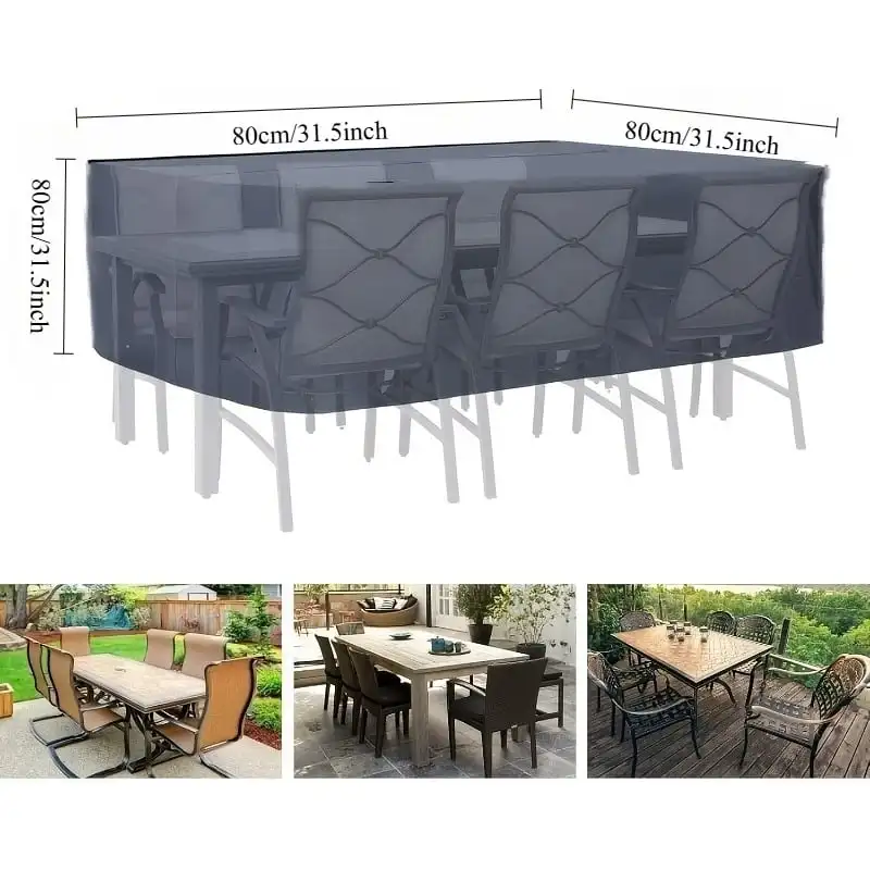 Waterproof UV-Resistant Outdoor Patio Furniture Cover