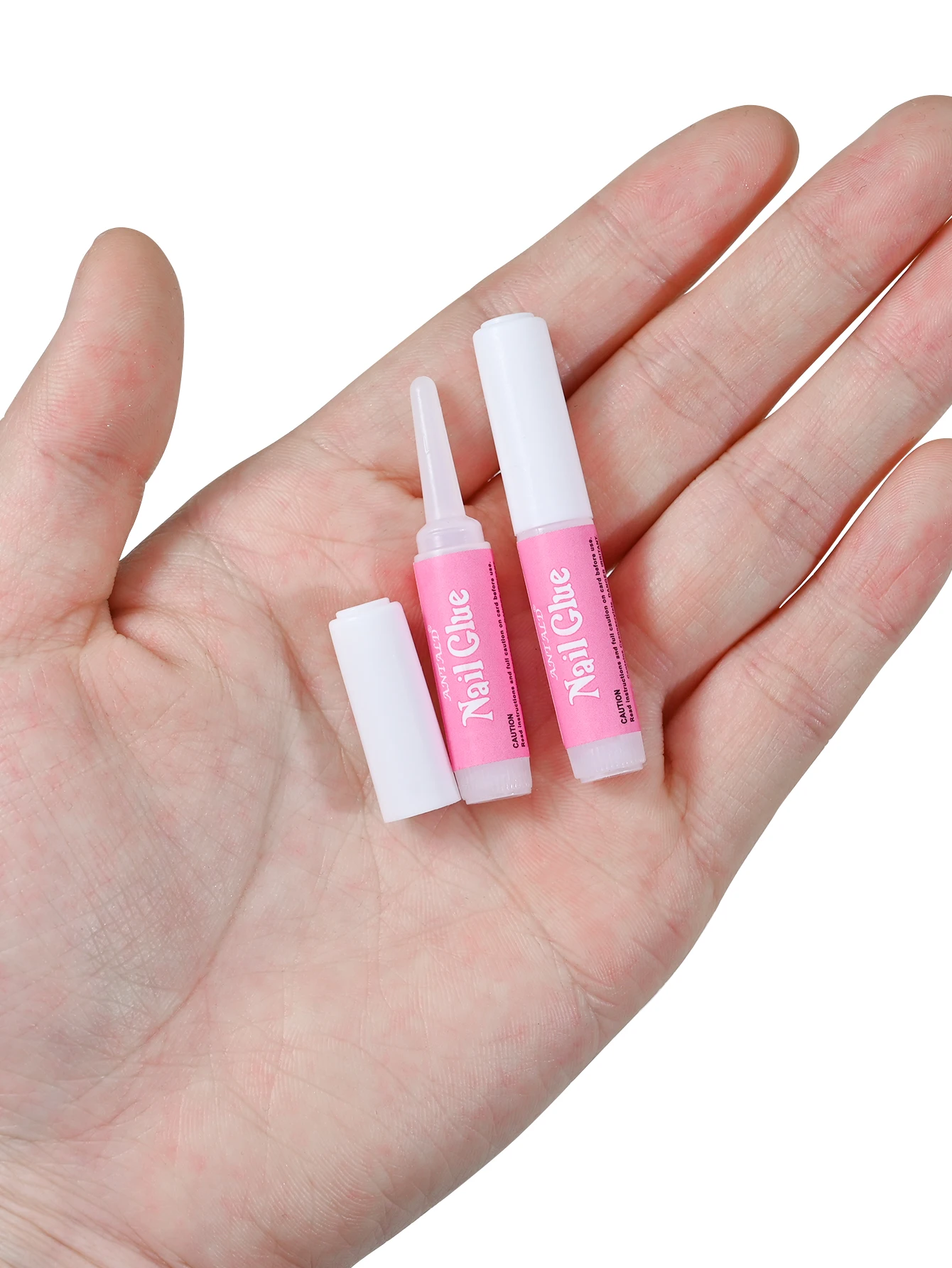 10pcs/Bag Fast Drying 2g Nail Gel Glue Acrylic False Nail Tips Sticky Gel Paste Gem Jewelry Decorations Nail Glue Manicure Tools