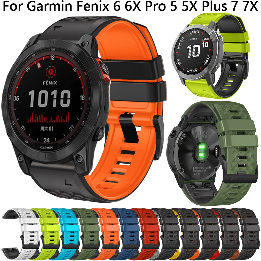 Cnturno Per Orologo Bcolore Da 26mm Fbba Nversa Per Garmn Fenx - Foto 8