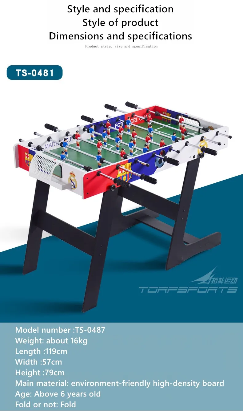 Folding Tabletop Foosbal Futbolin Fussball Game Folding Football Foosball Table Soccer Tables Interactive Sport Game