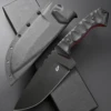 Eafengrow EF154 Fixed Straight Knife Nitro-V Stainless Steel Blade Micarta Handle Fixed Blade Knife Full Tang EDC Tool for Outdo 1