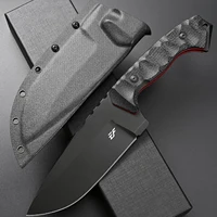 Eafengrow EF154 Fixed Straight Knife Nitro-V Stainless Steel Blade Micarta Handle Fixed Blade Knife Full Tang EDC Tool for Outdo 1