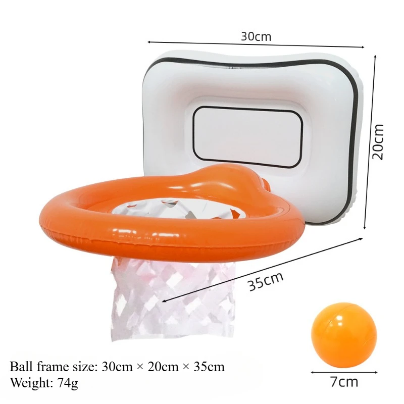 Inflatable Basketball Hoop Headband Toss Game Fast Icebreaker Party Group Activities Creative Interactive Toys for Adults Kids
