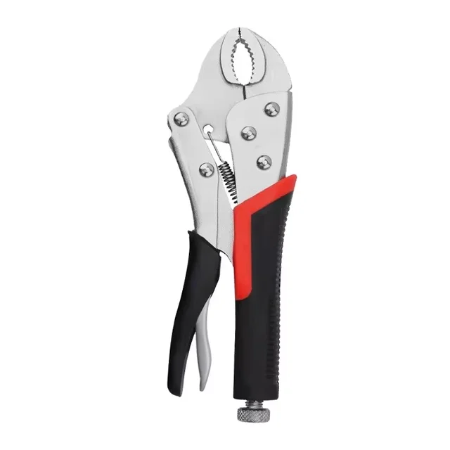 Pinza di bloccaggio da 5 pollici Pinza di bloccaggio Pinza a mascella curva Pinza a becchi lunghi dritti Strumenti di saldatura multifunzione 1