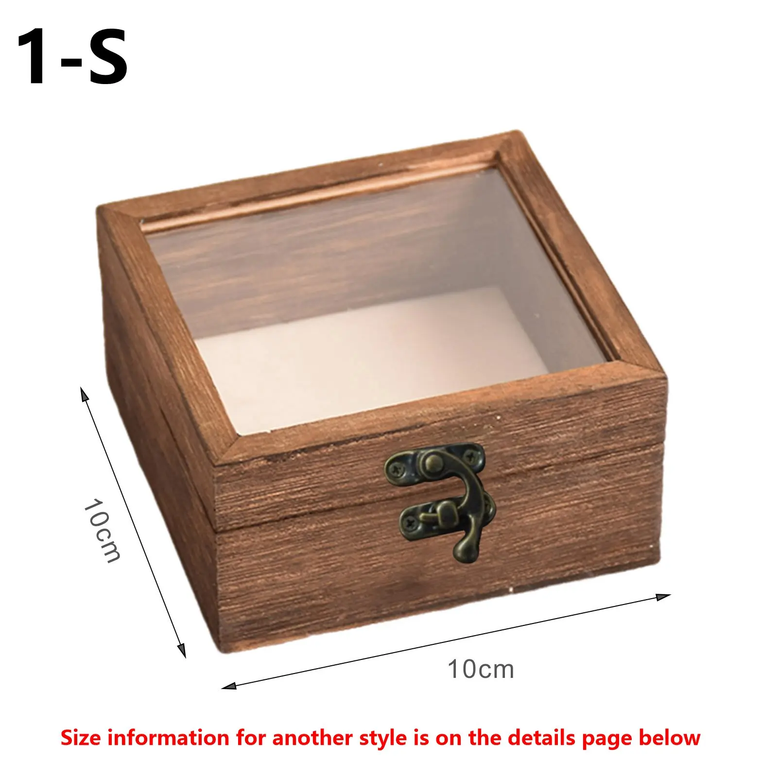 High-Visibility Wood Construction Storage Case, Smooth Edge, Large Insect Shadow Box, Dust-proof Display Rack, Multiple Sizes 6