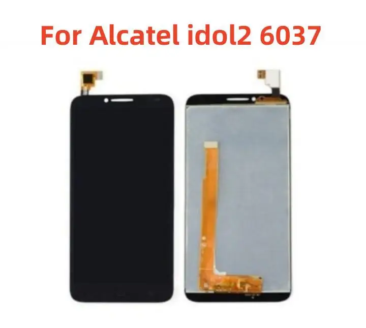 

5.0inch For alcatel idol2 OT6037 6037 Touch Screen Digitizer Glass Sensor + LCD Display Panel Screen for idol 2 6037y cell phone