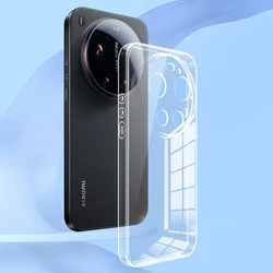 Luxury Crystal Clear Ultrathin Soft Silicone Phone Case with Camera Protection for Xiaomi 17 Ultra (Clear)