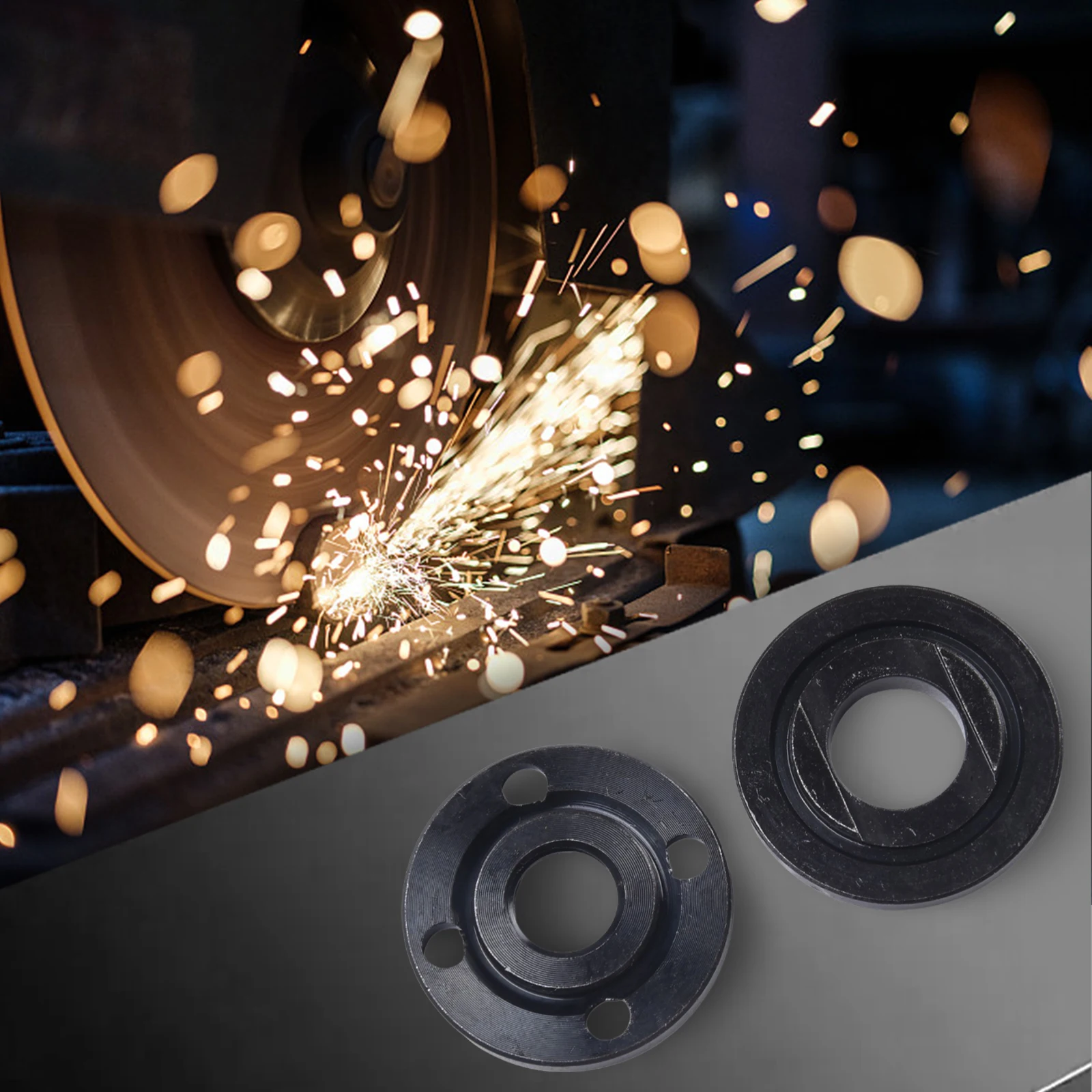 

Черная нажимная пластина, металлическое Сменное оборудование для мастерской, электроинструменты, нажимная пластина, угловая шлифовальная машина, фитинг