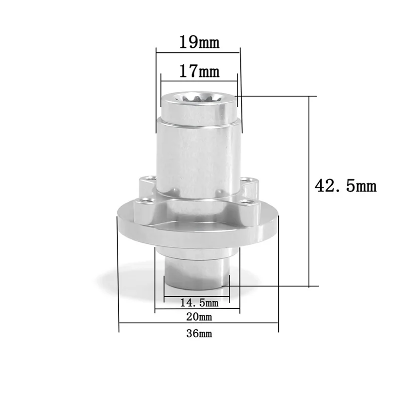 Y22A-RC CNC 7075 알루미늄 합금 스트레이트 샤프트 전면, 중앙 및 후면 Traxxas X-Maxx 6S 8S XRT Universal