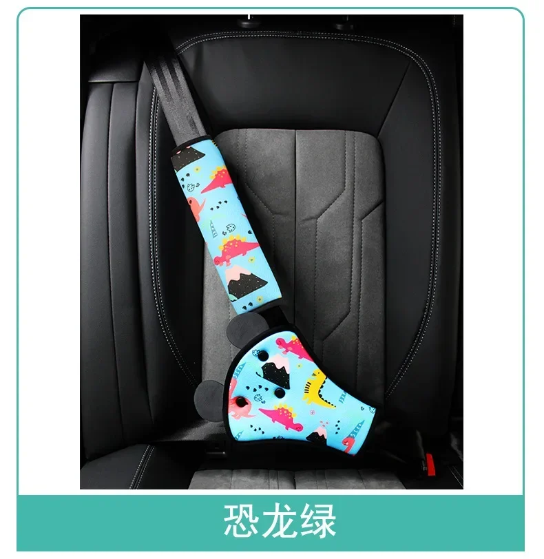 Cuscinetti di copertura per cintura di sicurezza per auto per bambini Kit cintura di sicurezza per interni per auto limitatore Anti collo per copertura protettiva per cintura di sicurezza per bambini confortevole - Image 5