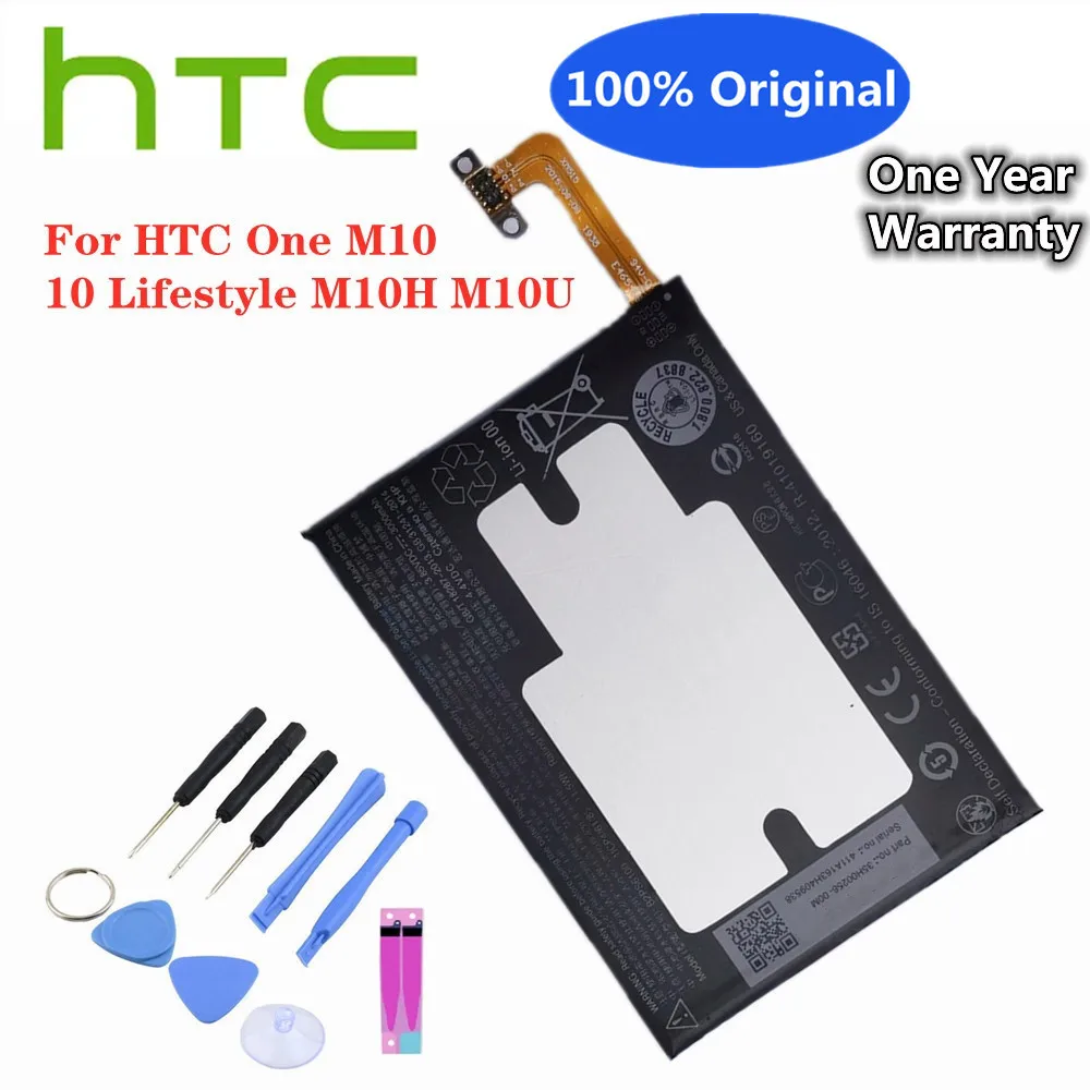 

100% Original New 3000mAh B2PS6100 Battery For HTC One M10 10/10 Lifestyle M10H Smart Mobile Phone Batteries Bateria In Stock