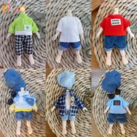 16cm Doll Set 1/8 BJD Doll Clothes Mini Cute Casual Suit Dress Up Children's Toys  Doll Accessories for Boys Birthday Gifts 1