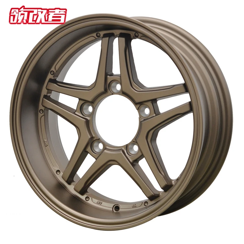 

deep dish Bronze 16 inch 5H139.7 for Suzuki jimny rim 4*4 off-road 5 Split Spoke alloy wheel hub