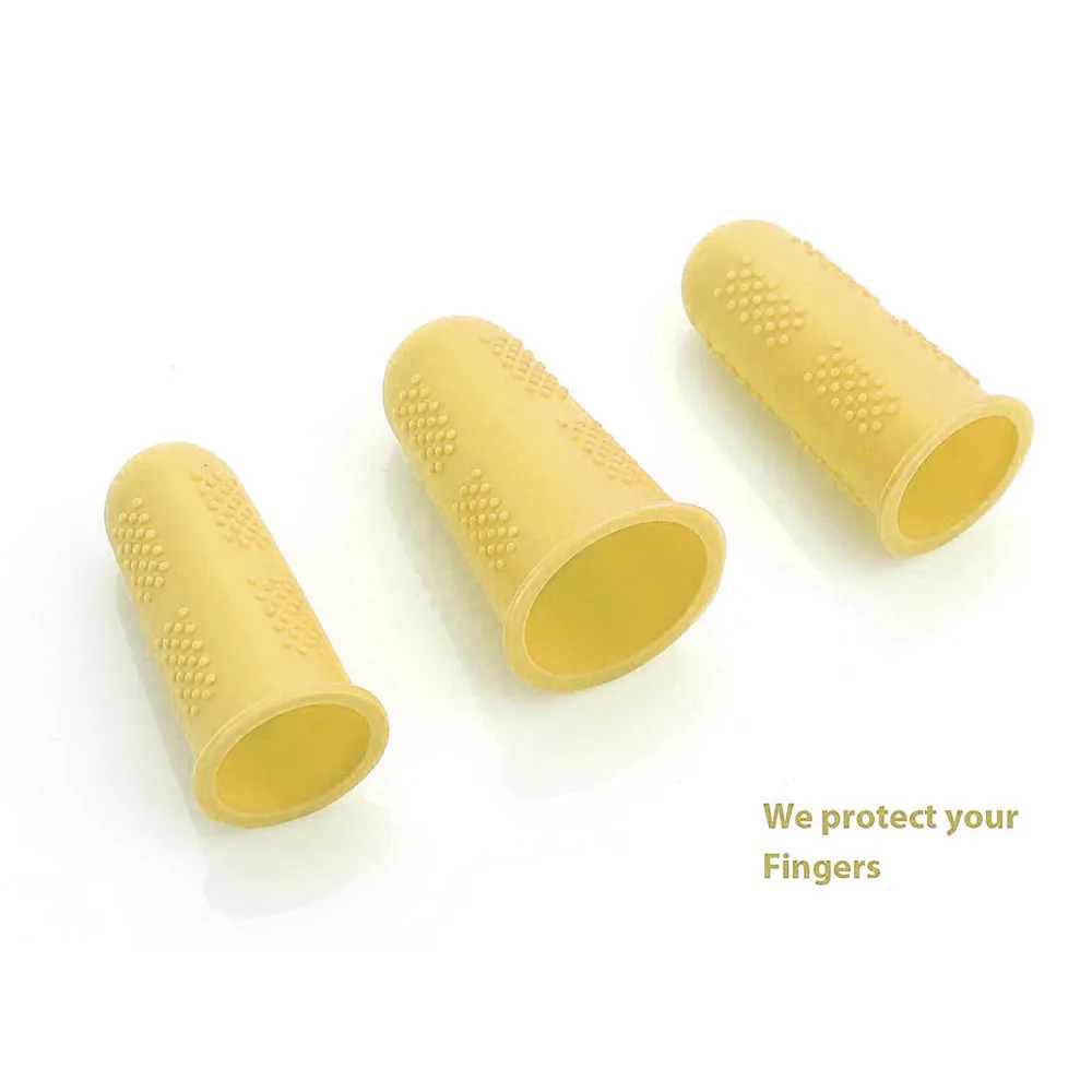 Finger Protector Silicone Office  Silicone Sewing Accessories - 4pcs  Finger - Aliexpress