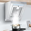 230W Mini Side Suction Range Hood Stainless Steel Panel Hanging Household Ventilator 400mm Kitchen Exhaust Cooker Hoods 220V 5
