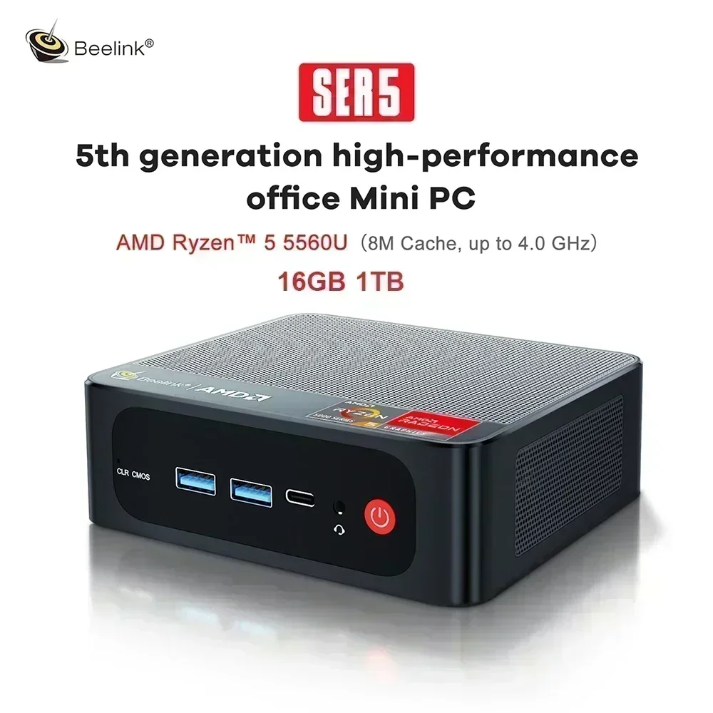 Beelink SER5 MAX AMD Ryzen 7 5800H 5700U 5560U Mini PC WiFi6