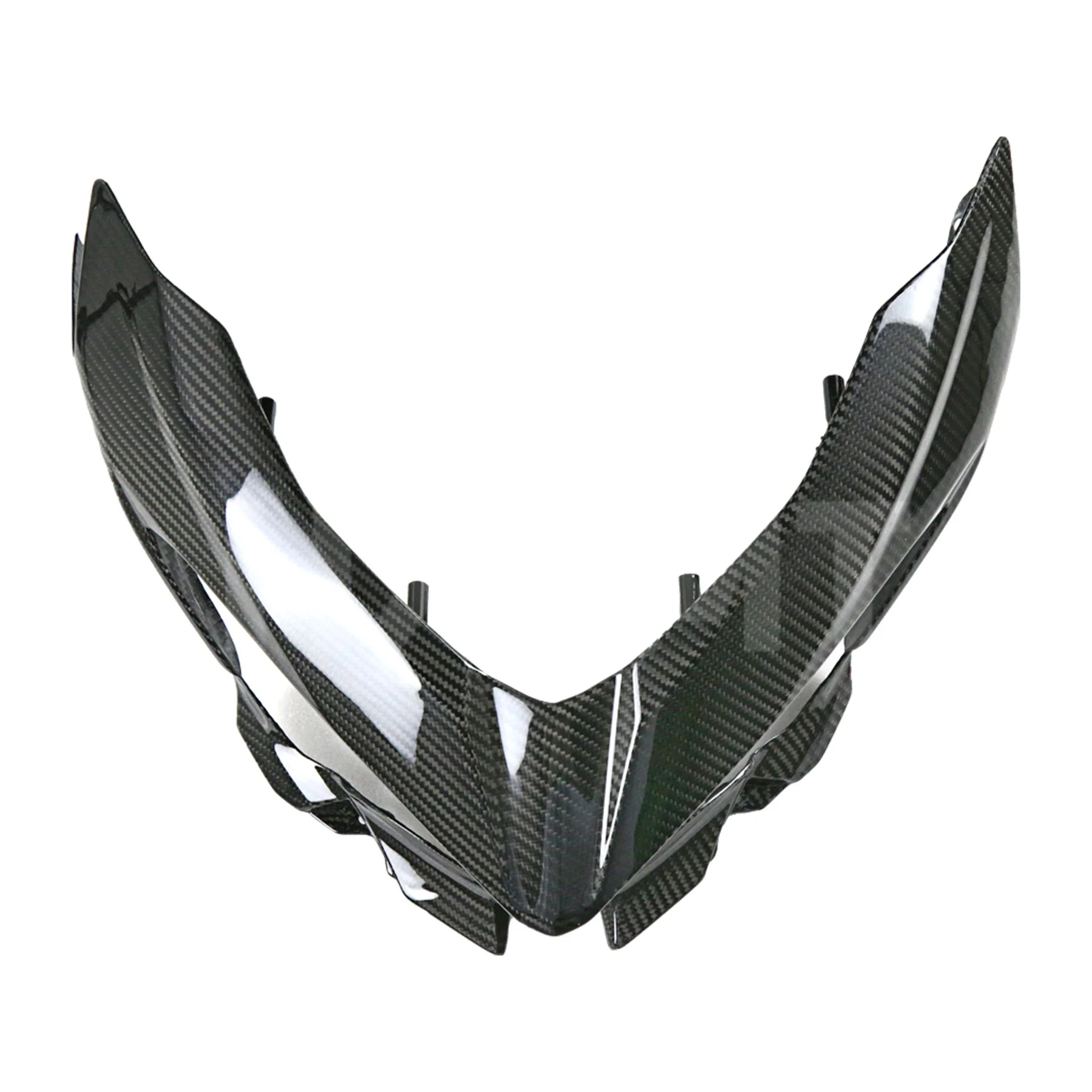 Front Headlight Upper Nose Cover Plate Fairing Headlamp Panel Shield Shell Cowling For NINJA400 2018 2019 2020 2021 2022 2023 - Image 6