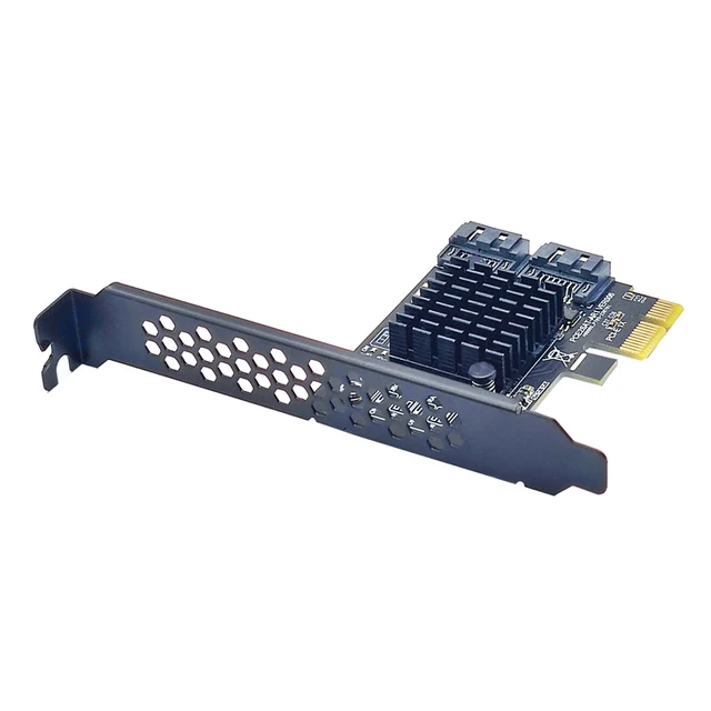 Carte Contrôleur RAID PCIe 2.0 X8 - 8 Ports (4x SATA + 4x M.2) - Chipset SAS2008 - Support UEFI