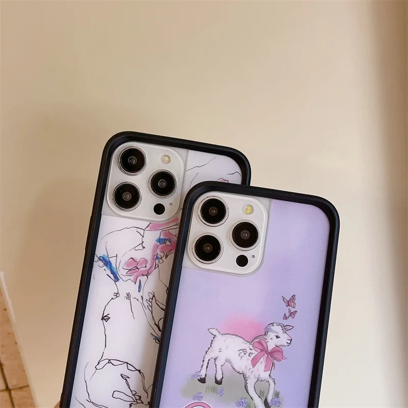 2025 Wildflower Emergency Intercom Cartoon Phone Case for iPhone