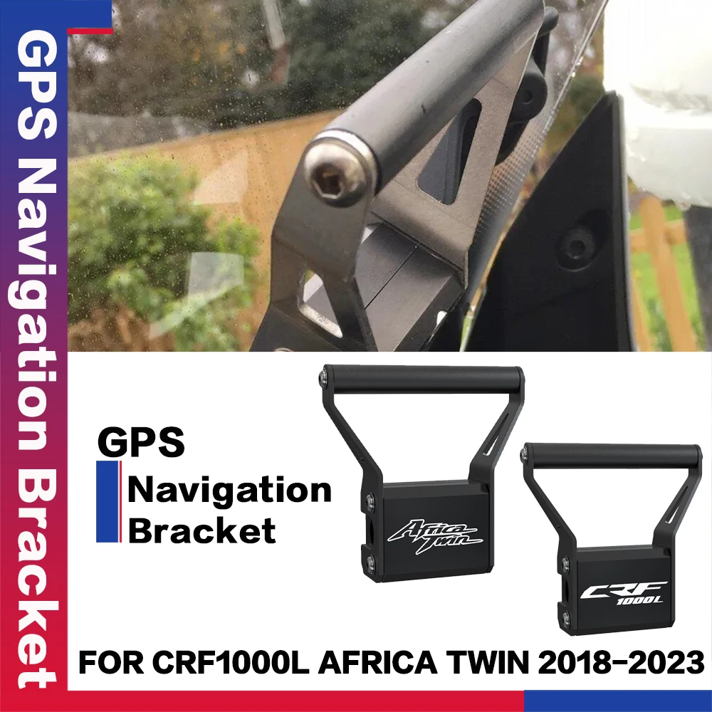 

New Motorcycle Accessories Navigation Bracket Above The Instruments GPS Mount For Honda CRF1000L CRF 1000L Africa Twin 2018-2023