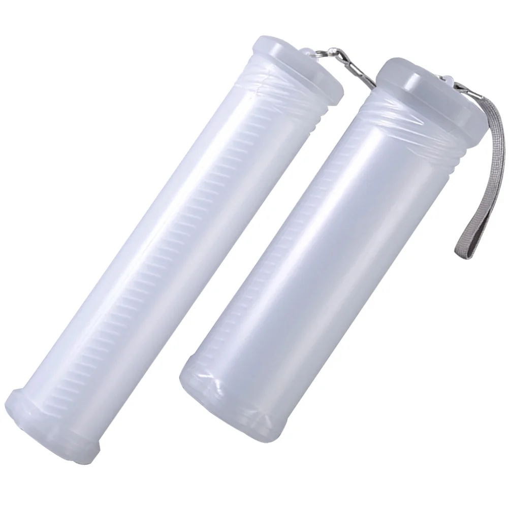 

2 Pcs Retractable Pen Case Storage Pencil Holder Box Telescopic Container Creative Plastic Organizer