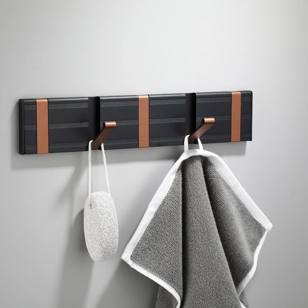 

Folding Towel Hanger Towel Hooks For Bathroom Porch Towel Holder Clothes Robe Hooks Row Hooks Wall Hooks Rag Hook For Kitchen