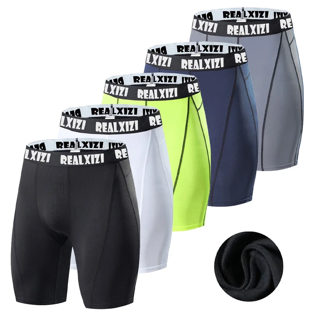 Compression Running Shorts Running Sport Training Tights Sportswear Men Gym Quick-Drying Fitness Jogging Exercise Workout Shorts 2