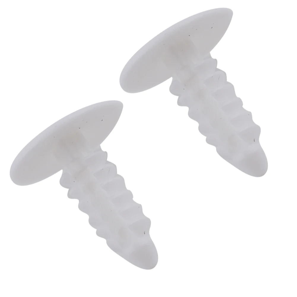 

60pcs Car Plastic Rivets Fasteners Door Trim Panel Clips White 16mm Motorcycle Buses Cars Truck Universal Plastic Clips