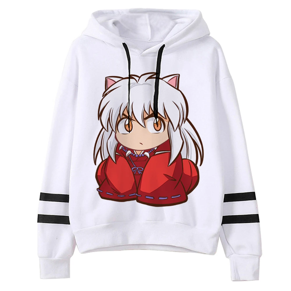 

Толстовки Inuyasha, женский зимний Топ с длинным рукавом, пуловер 90-х годов, женская одежда с графическим рисунком