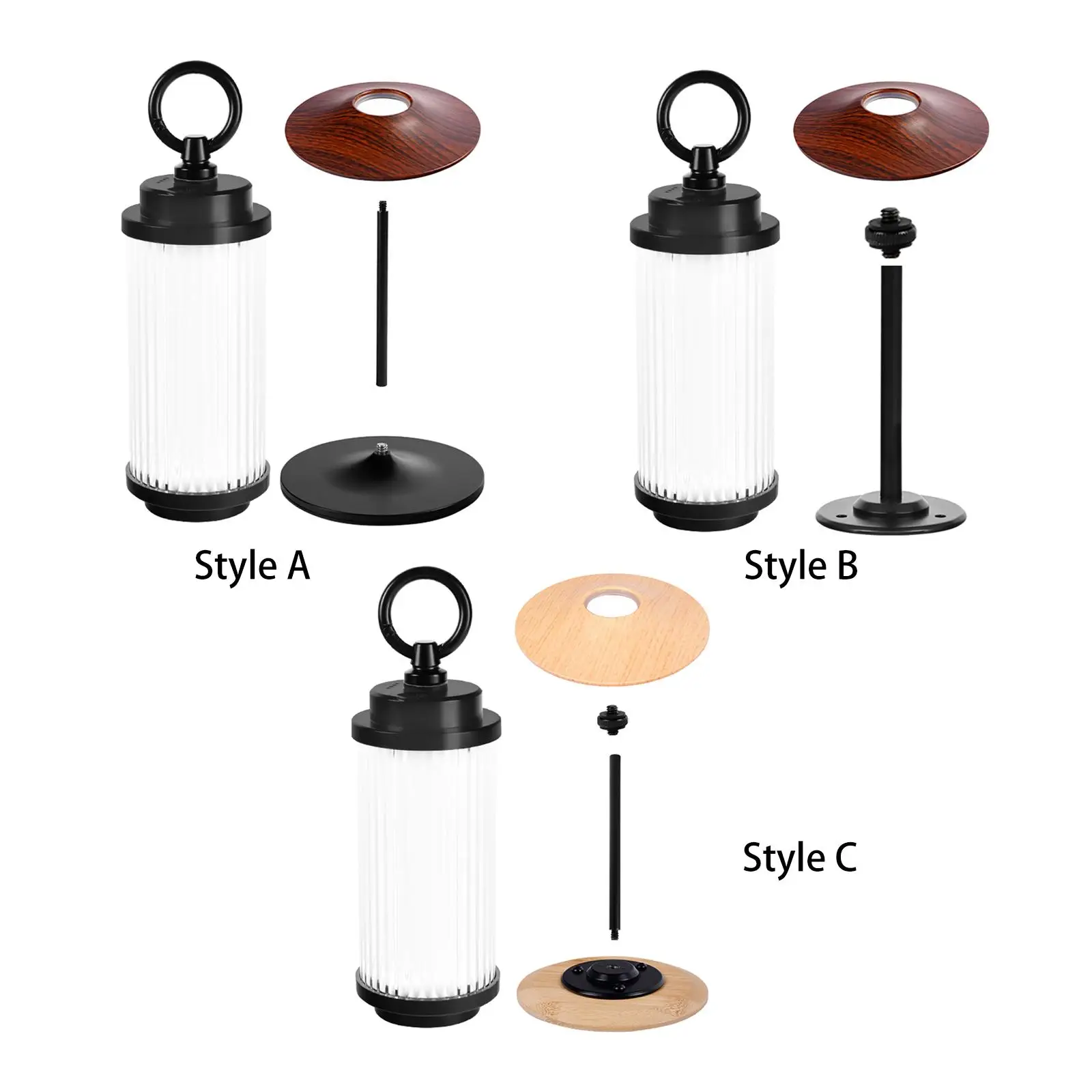 

Camping Lantern Tent Lighting Rechargeable IPX3 Hanging Lights with Hook Light Warehouse Light for Patio Street Backpacking Path