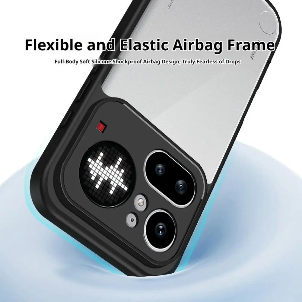 케이스 포 나씽 폰 4A 프로 매트 충격 방지 범퍼 낙하 방지 스크래치 방지 초박형 경량 보호용 백 커버