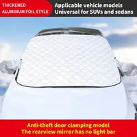 Sunshade Cover Car Windshield Snow Sun Shade Waterproof Protector Cover Car Front Windscreen Cover - Image 5