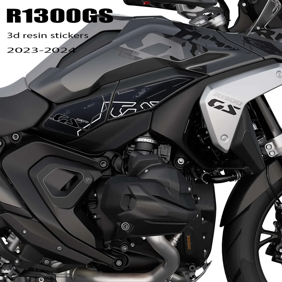 Labelbike 3D Gel Stickers For Beak Toe Protection - Compatible With BMW GS R1250 Exclusive Motorcycles, Made In Italy