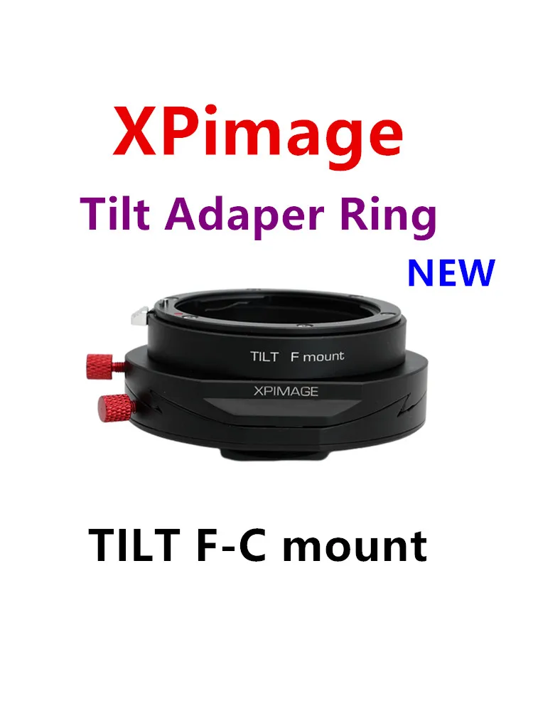 

XPimage Tilt Adapter for Nikon F Mount Lens to to C mount industrial Camera TILT Adapter F-C mount for DALSA HIKVISION Basler