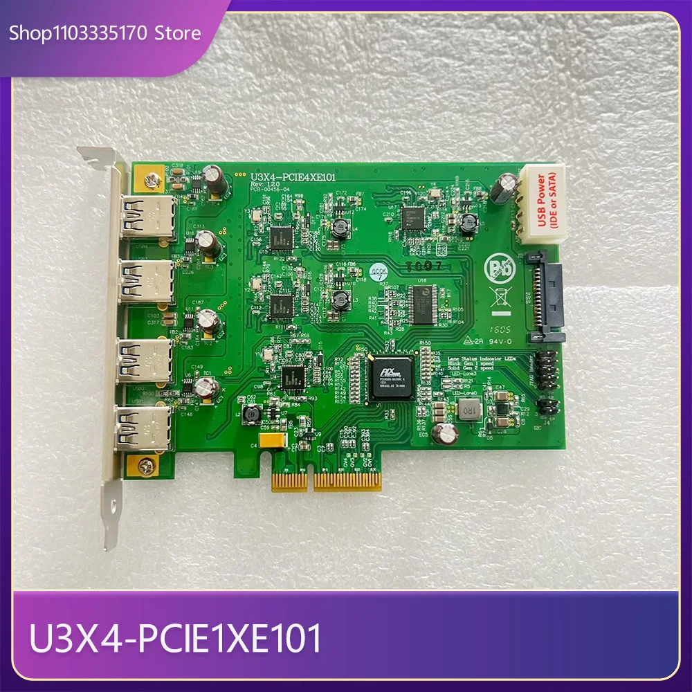 U3X4-PCIE1XE101 Four-Channel Expansion Card Industrial Camera Card 2 U3X4 PCIE1XE101 Four Channel Expansion Card Industrial Camera Card