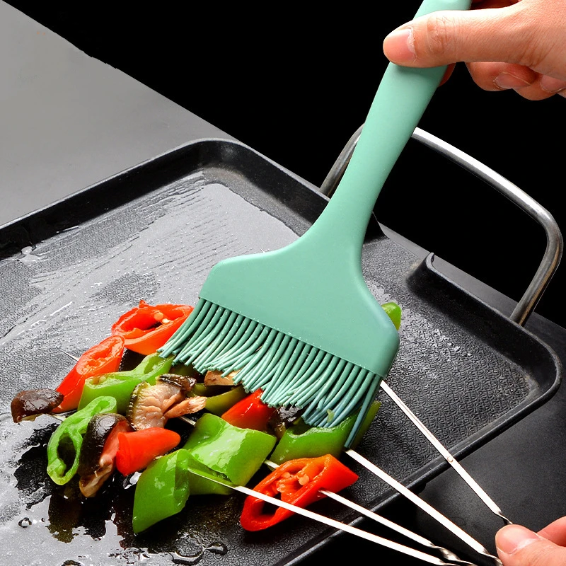 Extra Food Grade Silicone Oil Brush with Wide Mouth Egg Cake Bread Brushes Heat Resistant Kitchen Cooking Pastry Barbecue Tool