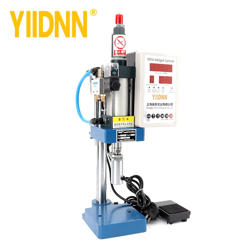 YIIDNN CE small pneumatic punch press with contoller and daul buttons stamping punching machines