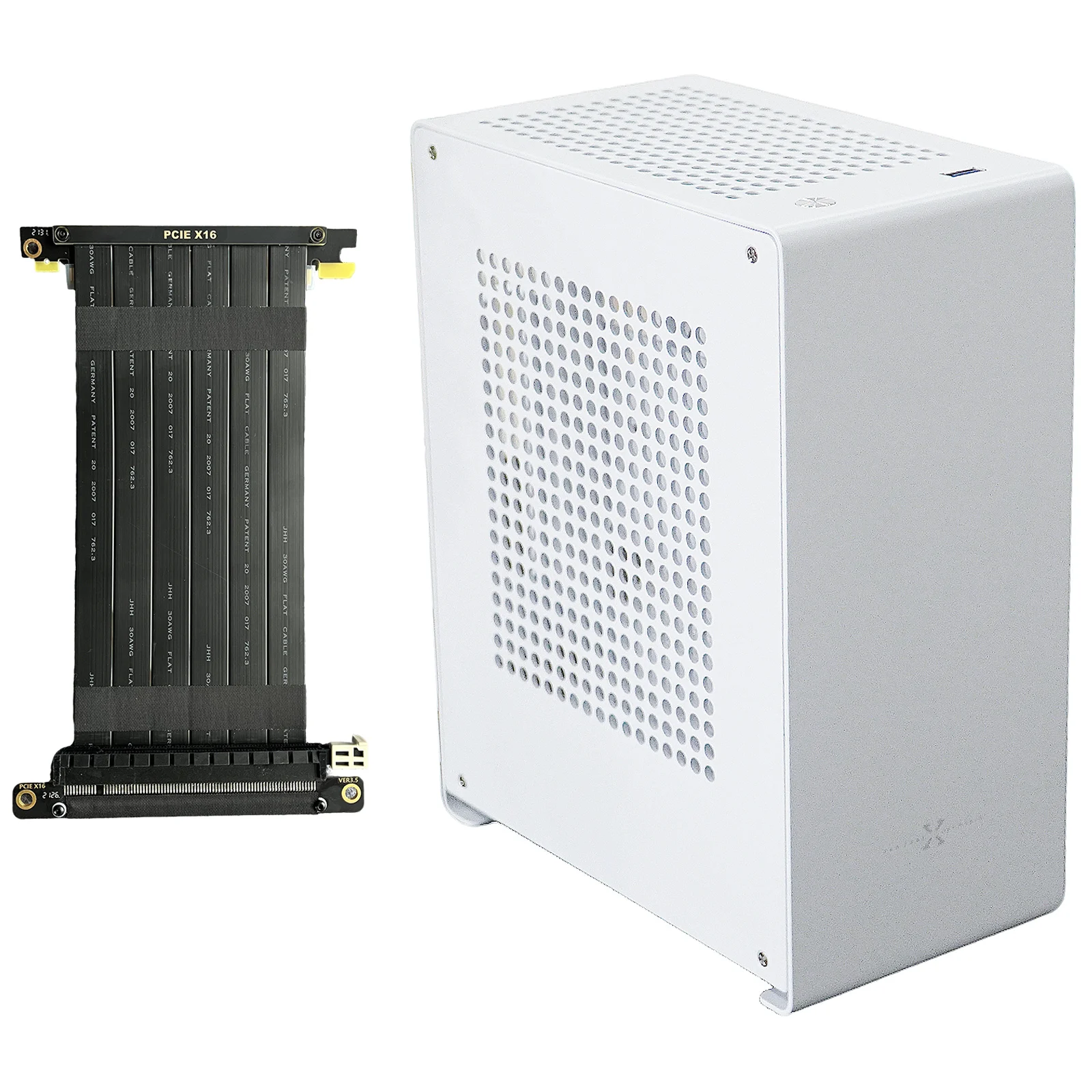 A1P ZZAW Aluminum Mini ITX Case Small PC Desktop Chassis with A4