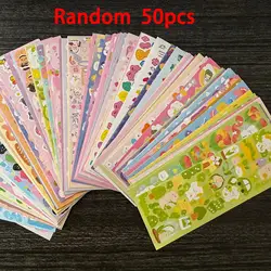 50 - Sheet Creative Decoration Stickers for Laptops, Journals, and Refrigerators - Perfect Holiday Gift Set (50pcs Random color)