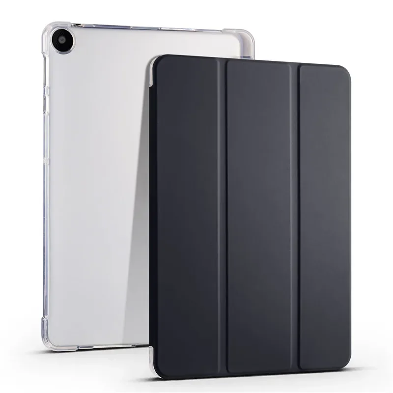 Premium PU Leather Trifold Stand Case with Pencil Holder
