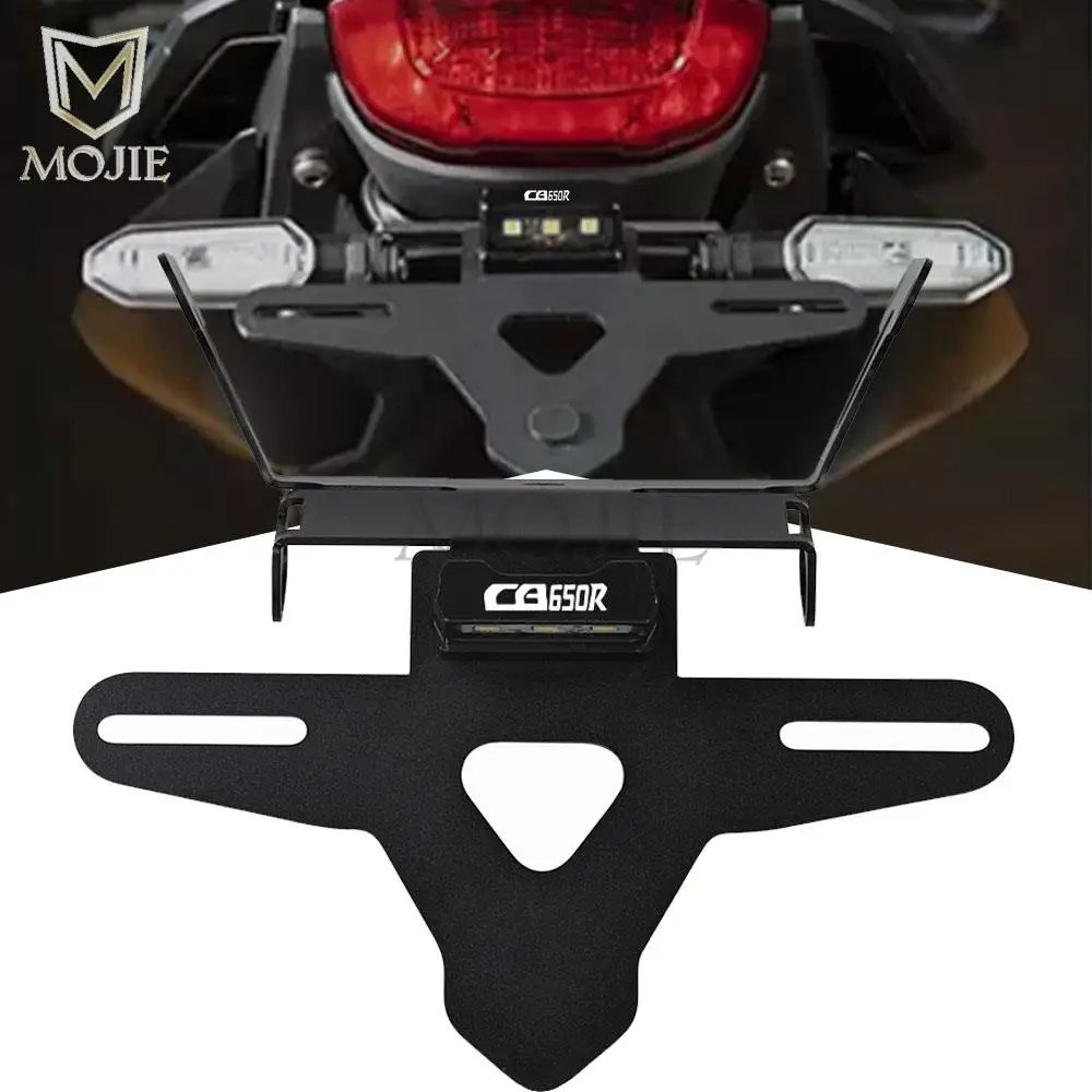 For Honda Cb650R Cbr650R 2021 2022 Motorcycle License Plate Holder Bracket Indicator Tail Tidy Fender Signal Cb 650 R Cbr 650R